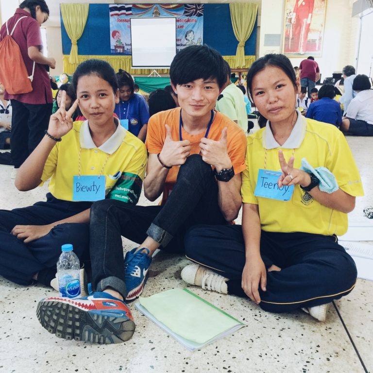 English Camp In Nakarin School by Xinwei Wang,2016