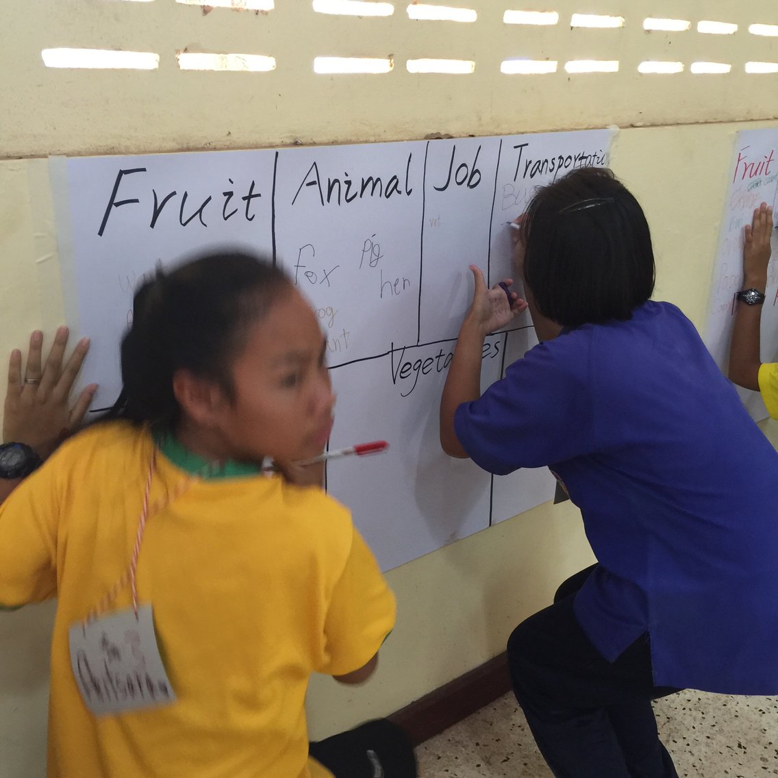 English Camp In Nakarin School by Xinwei Wang,2016