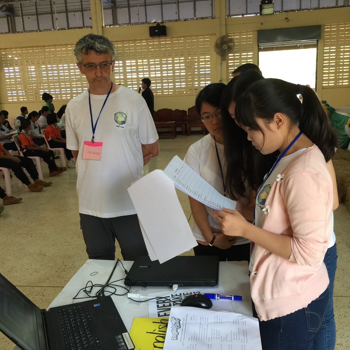 English Camp In Nakarin School by Xinwei Wang,2016