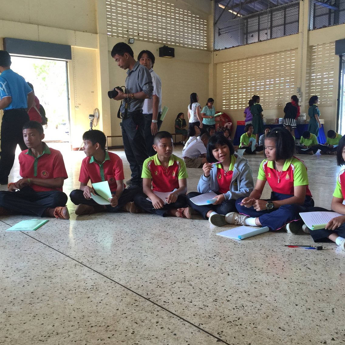 English Camp In Nakarin School by Xinwei Wang,2016