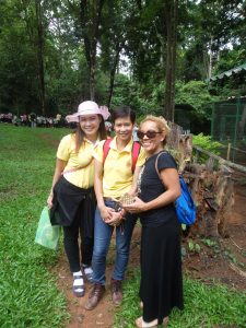 Last day of Volunteering :Mme NALEM- CASSAGNE Joëlle, Free Vounteer Thailand Project
