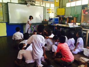 Colorful memory, wonderful days ,at Taponnoi school with Free Volunteer Thailand 2017 by Yongmei Tan